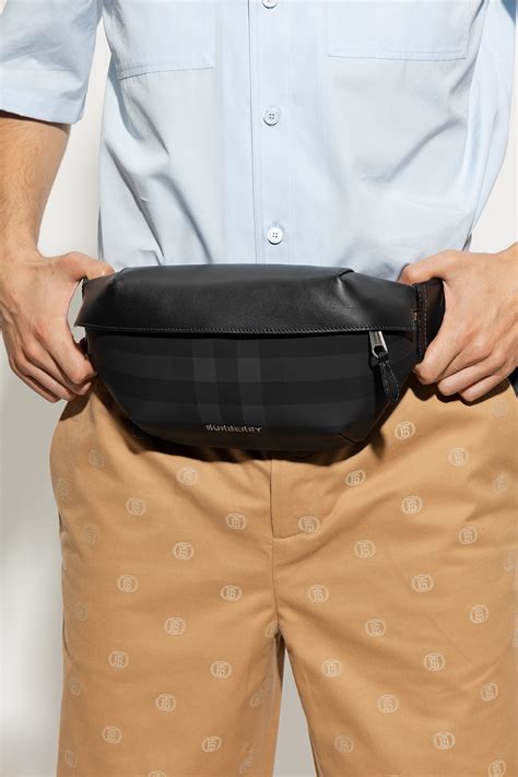 burberry belt bag men|Burberry men's toiletry bag.